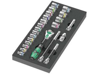 Wera 150111 Sada račňových kľúčov Zyklop 3/8" 8000 B typ 9721 v penovej vložke Set 1 (sada 23 dielov)