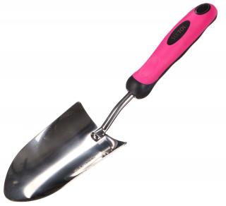 Záhradná lopatka, dĺžka 33 cm, nerezová oceľ, ružová - SIXTOL