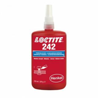 Zaisťovač závitov, stredná sila, 250 ml - Loctite 242