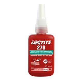 Zaisťovač závitov, vysoká pevnosť, 50 ml - Loctite 270