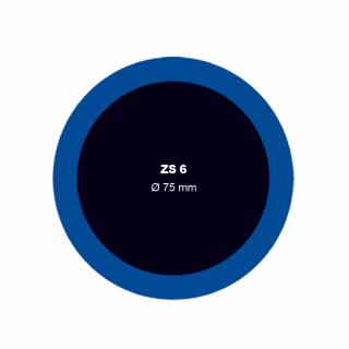 Záplata ZS 6 na opravu duší priemer 75 mm - 1 kus - Ferdus 1.07