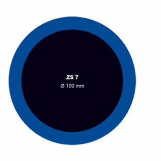 Záplata ZS 7 na opravu duší priemer 100 mm - 1 kus - Ferdus 1.08