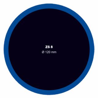 Záplata ZS 8 na opravu duší priemer 120 mm - 1 kus - Ferdus 1.16