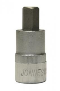 Zástrčné hlavice Imbus, 1/2", veľkosti H4-H19, dĺžka 55 mm - JONNESWAY Profil: Imbus, Veľkosť štvoruholníka: 1/2", Veľkosť: H14