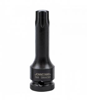 Zástrčné hlavice TORX 1/2", úderovej, rôzne veľkosti - JONNESWAY Profil: Torx, Veľkosť štvoruholníka: 1/2", Veľkosť: T30