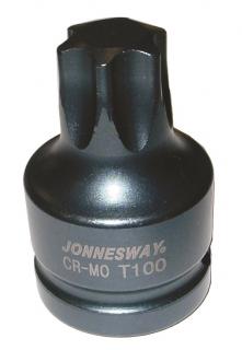 Zástrčné hlavice úderové Torx, 3/4", rôzne veľkosti, dĺžka 60 mm - JONNESWAY Profil: Torx, Veľkosť štvoruholníka: 3/4", Veľkosť: T70
