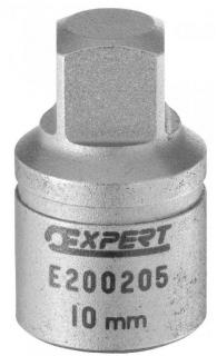 Zástrčné štvorhranné vypúšťacie hlavice 3/8" (rôzne veľkosti) - Tona Expert Veľkosť štvoruholníka: 3/8", Veľkosť: 10