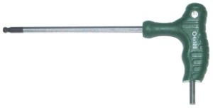 Zástrčný kľúč Imbus s guličkou a T rukoväťou, veľkosť 2x100 - JONNESWAY H10MB2100 ()