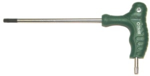 Zástrčný kľúč Torx s otvorom a T rukoväťou, veľkosť T40 - JONNESWAY H10MT40150
