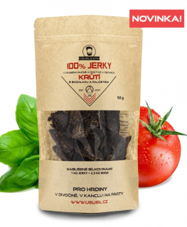 100% JERKY MORACÍ S BAZALKOU A RAJČATOM