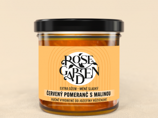 Džem Rose Garden Červený pomaranč s malinou 160g - strieborná medaila 2024
