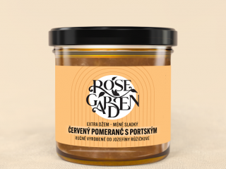 Džem Rose Garden Červený pomaranč s portským 160 g - Gold medaila 2023
