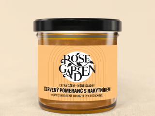 Džem Rose Garden Červený pomaranč s rakytníkom 160 g