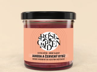 Džem Rose Garden Jahoda a červené ríbezle 160 g -