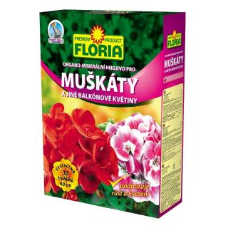FLORIA Organominerálne hnojivo pre muškáty 2,5 kg