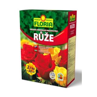FLORIA Organominerálne hnojivo pre ruže 2,5 kg