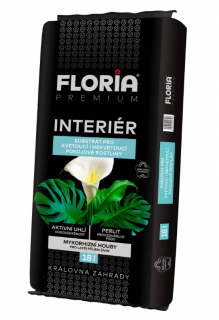 FLORIA Substrát pre interiér 18 l - BLACK