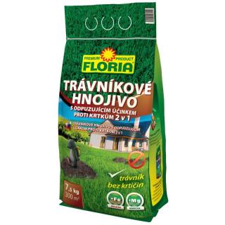 FLORIA Trávnikové hnojivo s účinkom proti krtkom 7,5 kg