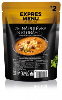 Kapustová polievka s klobásou