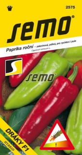 Paprika pálivá F1 - Draky F1 15s /SHU 1 000/.