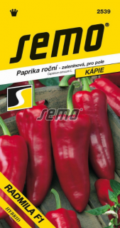 Paprika sladká - Radmila F1 kapia 15 s.