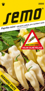 Paprika štipľavá - Habanero White 15 s /SHU 400 000/