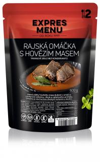 Paradajková omáčka s hovädzím mäsom