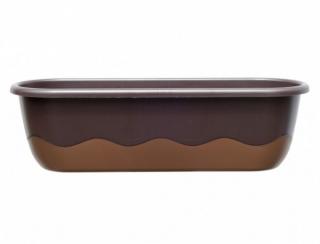 Truhlík samozavlažovací Mareta čokoládová + bronzová Velikost: 60 cm