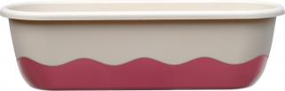 Truhlík samozavlažovací Mareta slonová kost + vínová Velikost: 80 cm