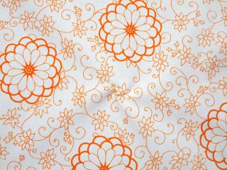 Bavlna biela  pomarančový kvet  - certifikovaná