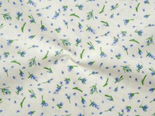 Bavlna maslová  modrý kvet