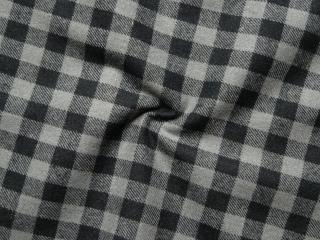 Flanel tkaný  sivo-čierna malá kocka