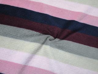 Fleece  farebný pásik