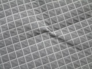 Gobelín tmavosivý  geometrický vzor  - 280 cm
