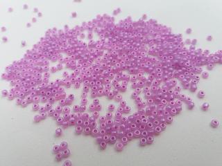 Korálik sklenený  ružovo-fialový  - 2 mm - balík