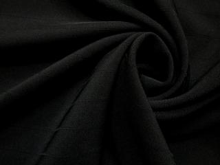 Kostýmovka čierna  čierny pásik