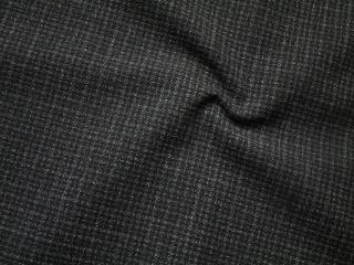 Kostýmovka čierna  drobné sivé káro