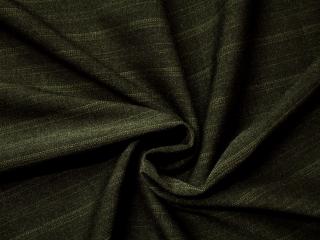 Kostýmovka sivá do zelena  béžovo-zelený pásik
