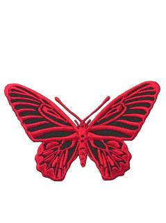 Nažehlovačka  červeno-čierny motýľ