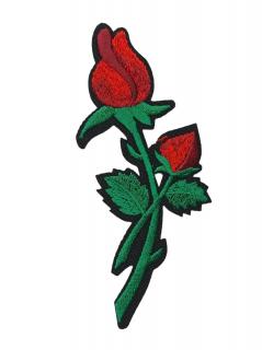 Nažehlovačka  červeno-vínový kvet  