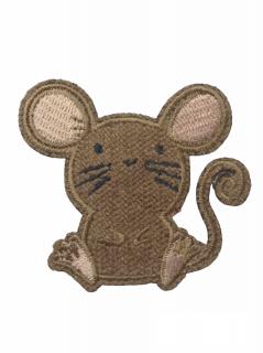 Nažehlovačka  hnedá myška  - posledný kus
