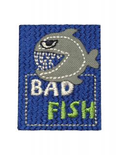 Nažehlovačka modrá  BAD FISH