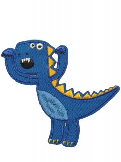 Nažehlovačka  modrý dinosaurus