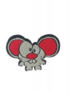 Nažehlovačka  myška s červenými uškami