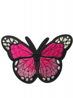 Nažehlovačka  ružový motýľ  - posledný 1 kus