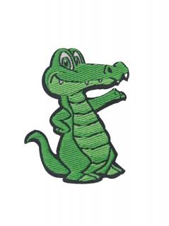 Nažehlovačka  zelený krokodíl