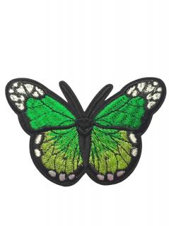 Nažehlovačka  zelený motýľ  - posledný 1 kus