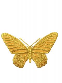Nažehlovačka  zlatý motýľ