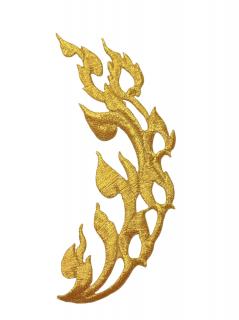 Nažehlovačka  zlatý ornament