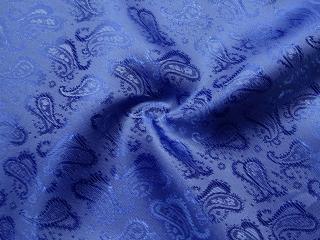 Podšívka modrá  kašmírový vzor  - talianska kolekcia